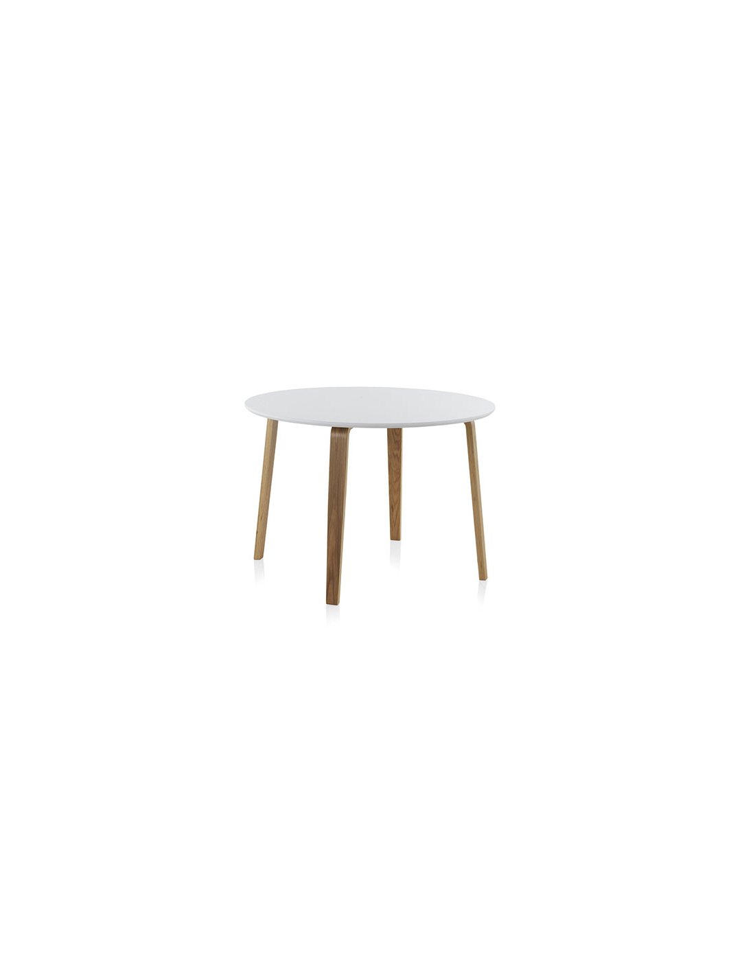 Mesa De Comedor Hades Madera Blanca Patas Roble Kasas Decoraci N