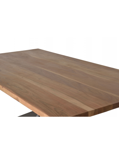 Mesa de comedor acacia y metal