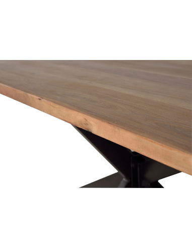 Mesa de comedor acacia y metal