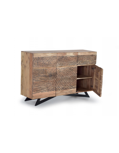 Aparador tres puertas en acacia...