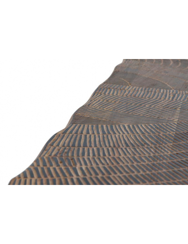 Mesa de comedor madera de acacia y metal