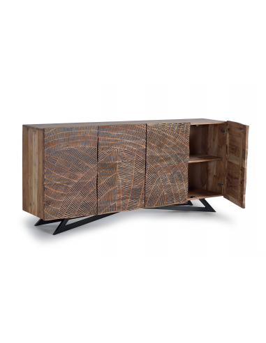 Aparador cuatro puertas en acacia...