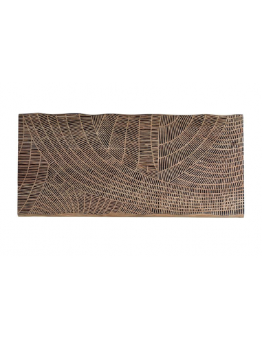 Mesa de comedor madera de acacia y metal