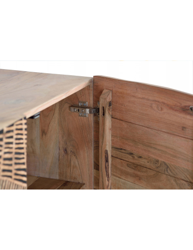 Aparador cuatro puertas en acacia...