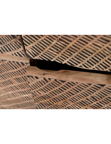 Aparador cuatro puertas en acacia...