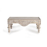 Mesa de centro rectangular tallada a mano | Kasas Decoración