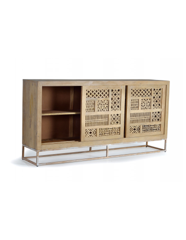 Aparador madera tres puertas correderas