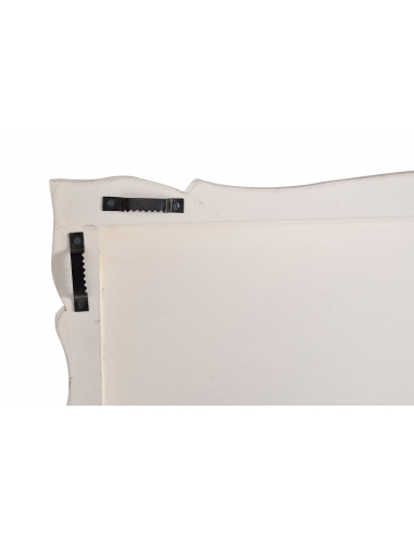 Cabecero madera blanqueada tallado a...