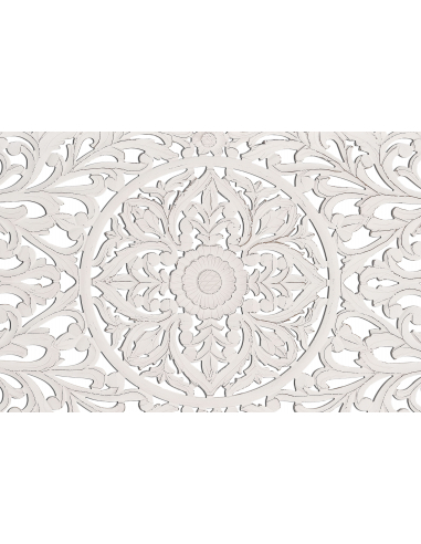 Panel decorativo madera de mango blanco