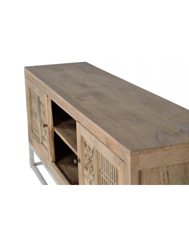 Mueble estantería madera metal 60 cm SAYUMI