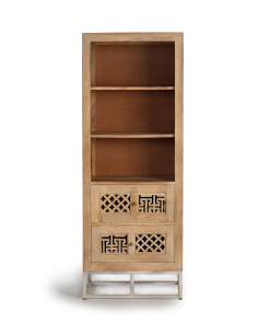 Librería madera tallada y... 2