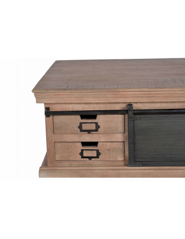 Mesa de centro puerta corredera