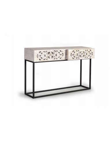 Mueble Consola dos Cajones de Madera...
