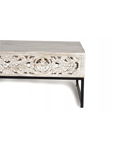 Mesa de centro rectangular en madera... Mesa de centro rectangular en madera...