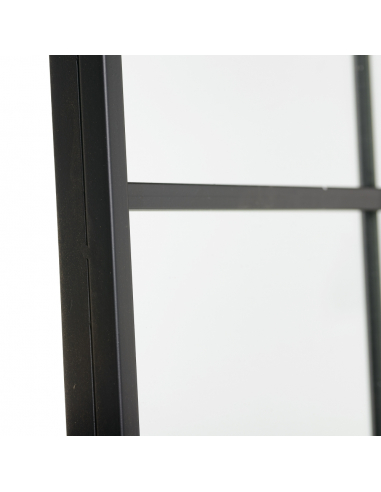 Espejo ventana metal-cristal decoración