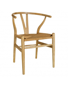 Silla natural madera de...