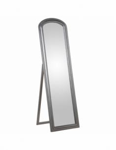 Espejo de pie plateado...