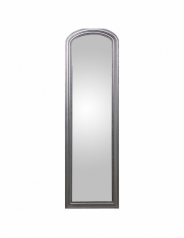 Espejo de pie plateado madera...