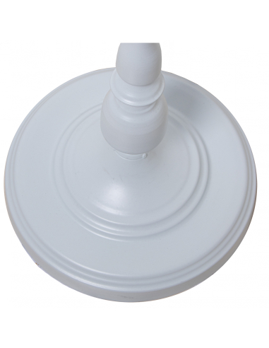 Lámpara de pie metal blanco