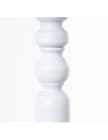 Lámpara de pie metal blanco