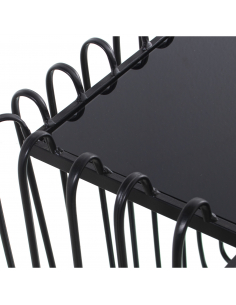 Set 2 mesas metal negro con... 2
