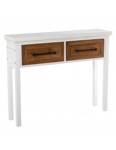 Consola madera blanca...