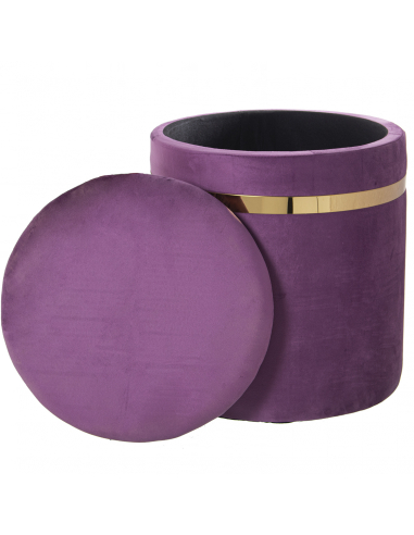 Set dos puffs almacenaje terciopelo...