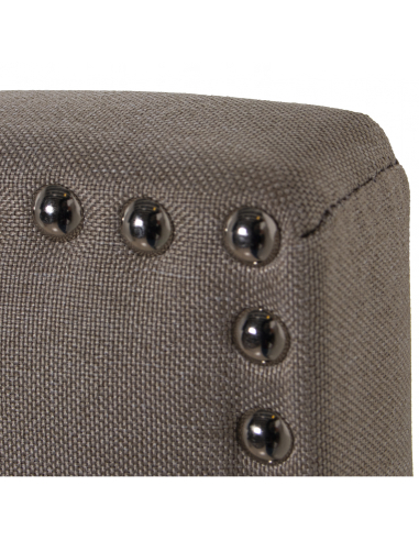 Cabecero de cama tapizado beige recto