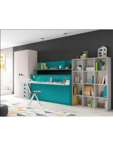 Cama abatible horizontal fondo 57 con... Cama abatible horizontal fondo 57 con...