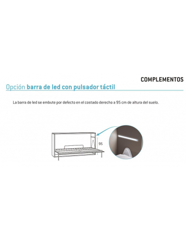 Barra luz LED táctil Barra luz LED táctil