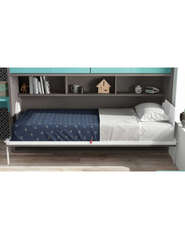 Cama abatible horizontal baja con...