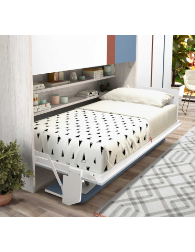 Cama abatible horizontal baja con...