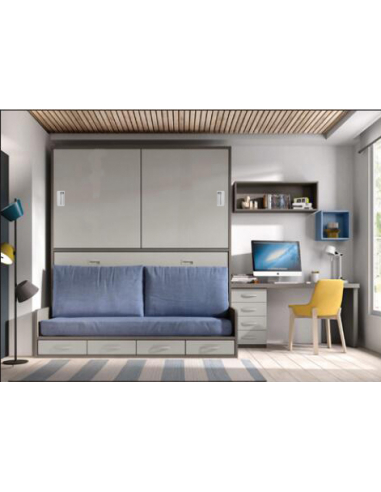 Cama abatible horizontal baja con... Cama abatible horizontal baja con...