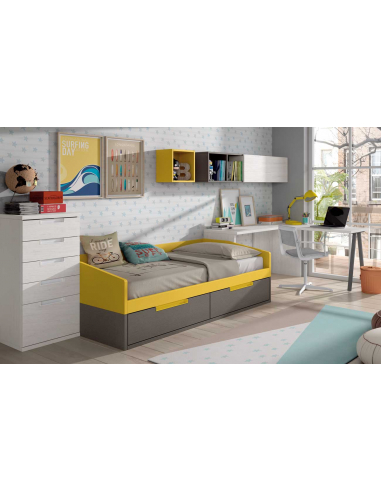 Nido bicolor con dos baúles