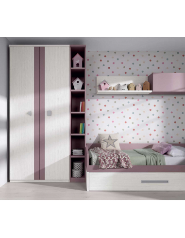 Nido bicolor con somier de arrastre