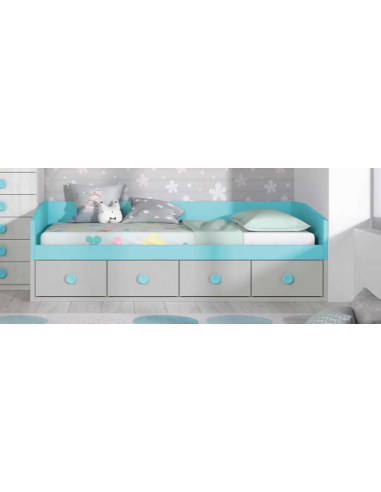 Nido bicolor con cuatro contenedores