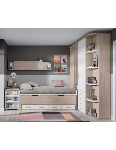 Compacto con nido oculto y cuatro...