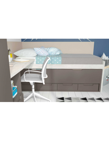 Compacto con nido oculto y cuatro...