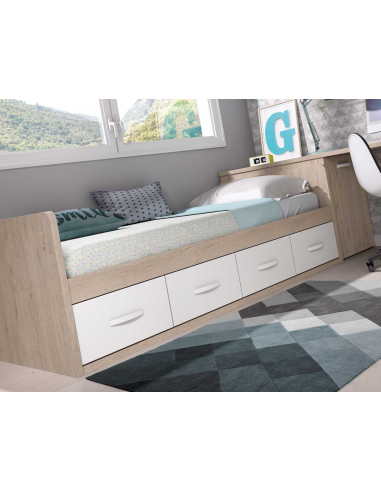 Compacto con cuatro contenedores