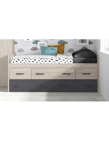 Compacto con dos contenedores, un...