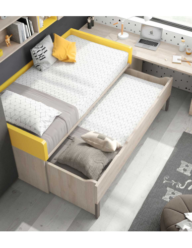 Compacto nido oculto y cuatro...