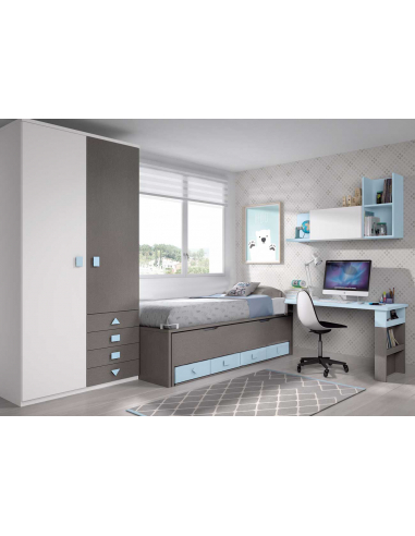 Compacto lowcost nido oculto y cuatro...