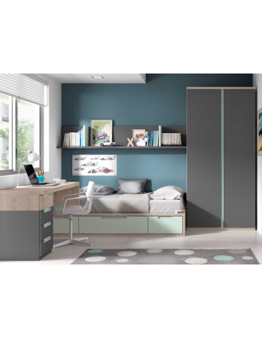 Compacto con módulo baúl y contenedores