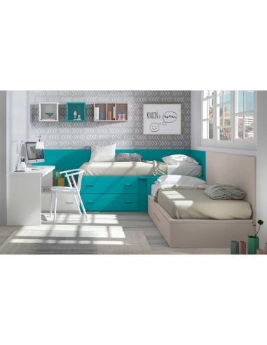 Estantería colgante dos estantes