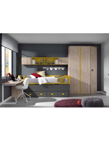 Diáfano alto con huecos y puertas