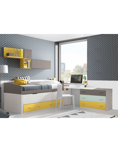 Comodín tres cajones base