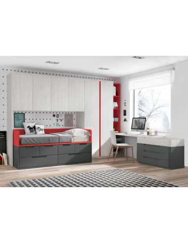 Comodín cuatro cajones base