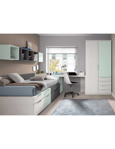 Bajo mesa estudio contenedor