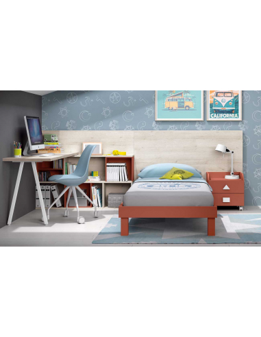 Bajo mesa estudio estantes