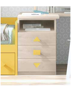 Bajo mesa estudio tres cajones